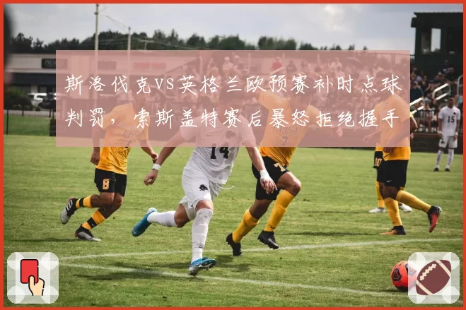 斯洛伐克vs英格兰欧预赛补时点球判罚，索斯盖特赛后暴怒拒绝握手
